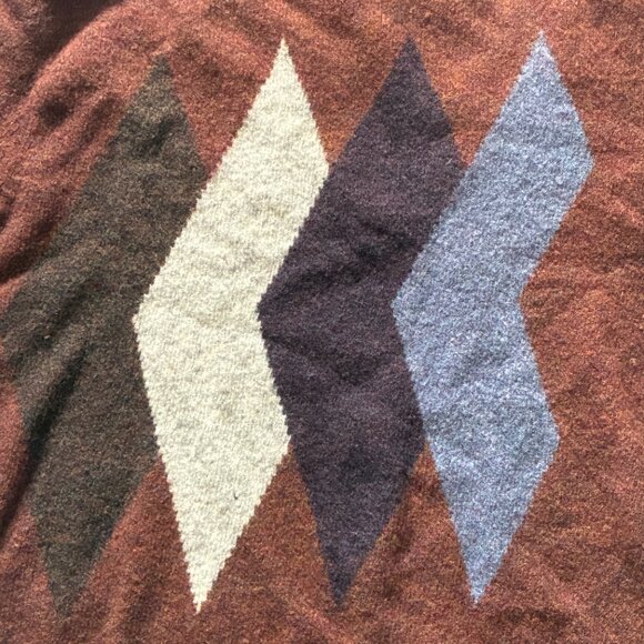 Cacharel Intarsia Lambswool Knit Pullover Sweater - Picture 4 of 12